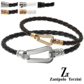 【ペア販売】zanipolo terzini (ザニポロタルツィーニ) ホースシュー ペア ブレスレット ステンレス アクセサリー [ステンレスブレスレット]