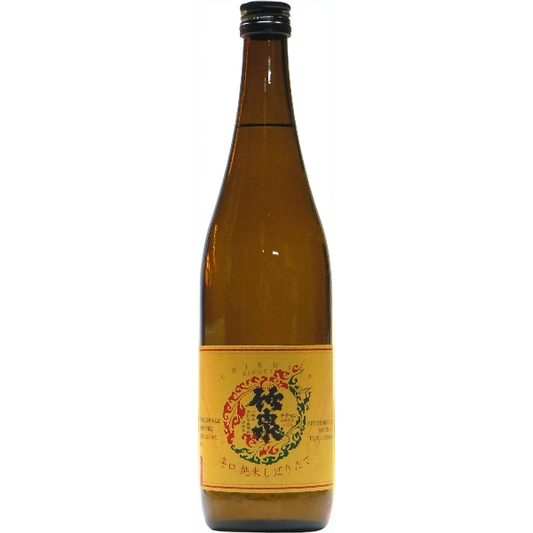 竹泉　辛口純米 しぼりたて 720ml　純米酒　【田治米合名会社】