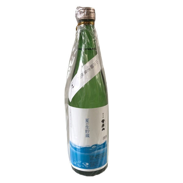 純米雪彦山　夏の生貯蔵　 720ml　純米酒【壺坂酒造株式会社】