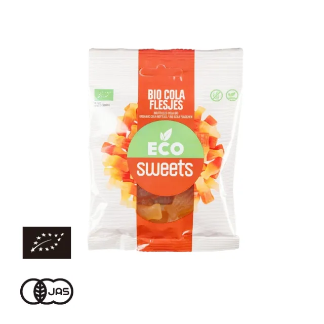 有機JAS認証 ECO SWEETS 有機グミ コーラ 75g｜オーガニック ヴィーガン 動物性原料不使用【常温便】