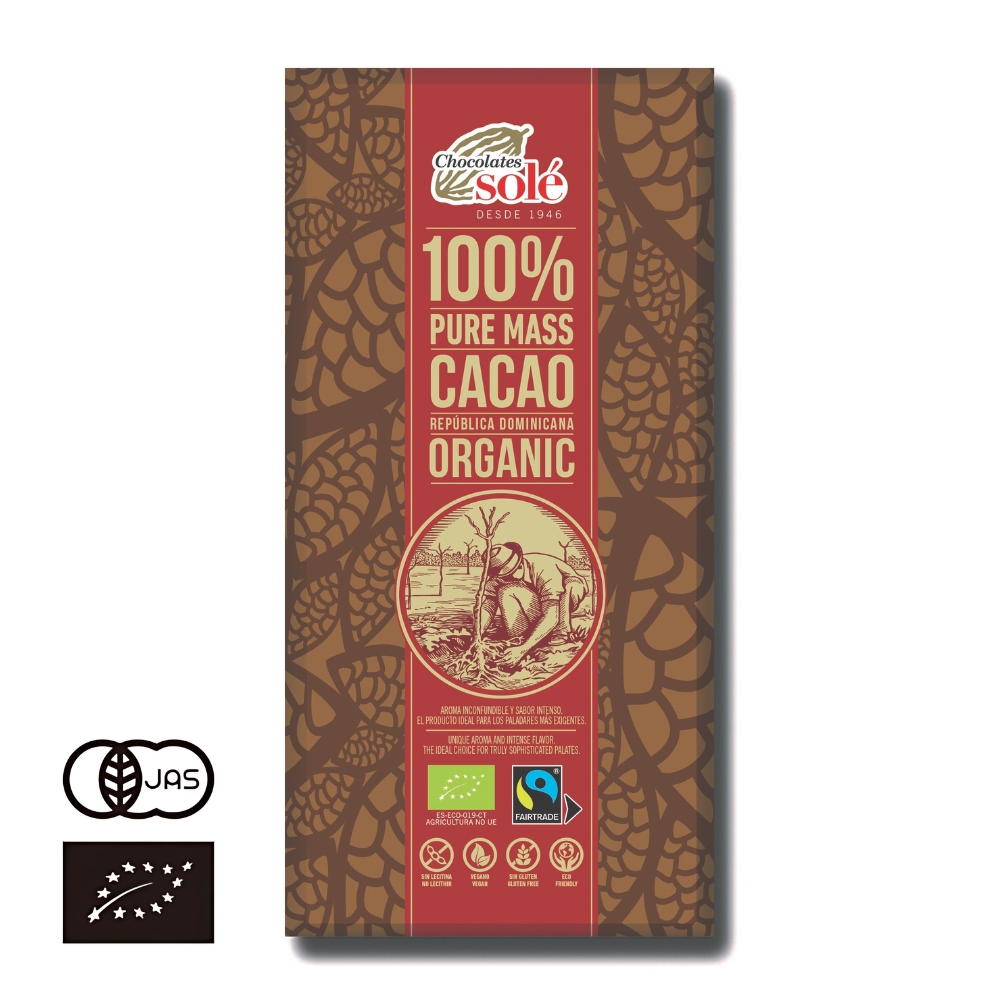 有機JAS認証 タブレット カカオ100％ チョコレートソール社