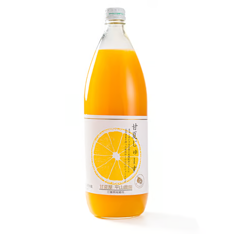 甘夏みかん果汁100%ストレートジュース（化学農薬・化学肥料不使用 有機甘夏）甘夏屋 平山農園 [1000ml]三重県産《常温便》