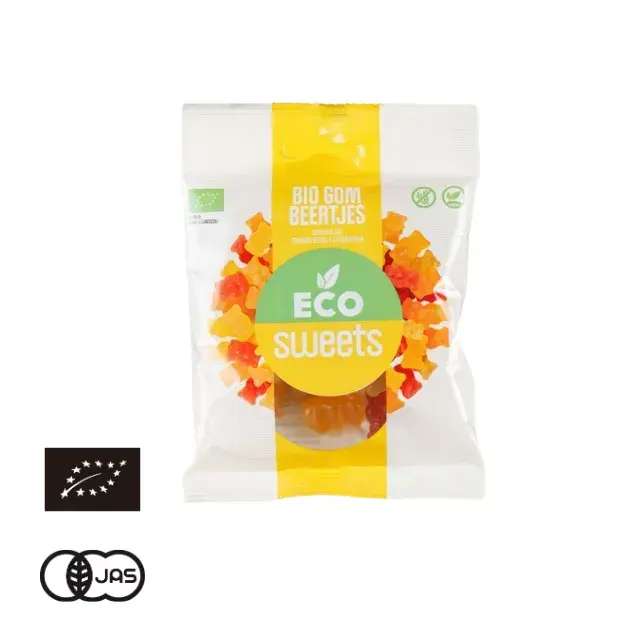 有機JAS認証 ECO SWEETS 有機グミ フルーツベア 75g｜オーガニック ヴィーガン ゼラチン不使用【常温便】