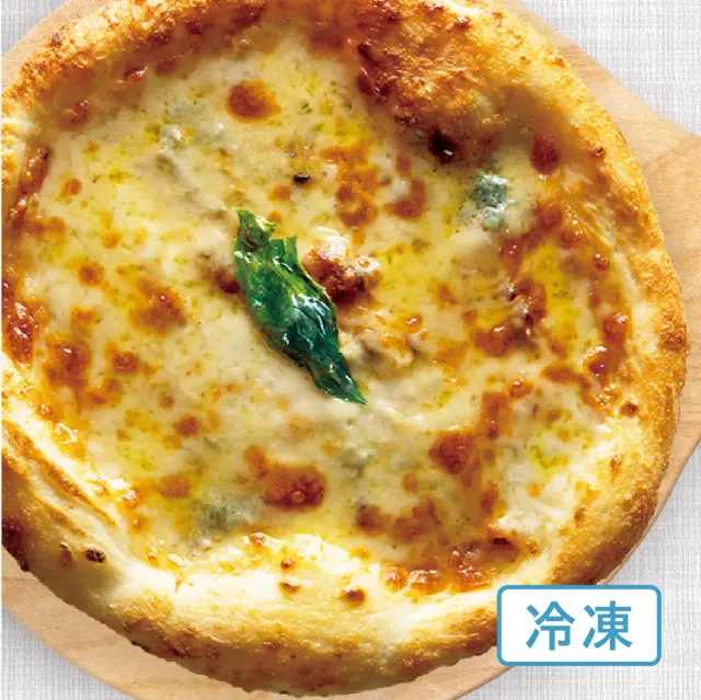 【ナポリ風ピザ】「クアトロフォルマッジ」天然酵母・有機小麦粉使用ピッツァ【冷凍便】