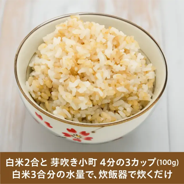 有機JAS認証 あきたこまち 芽吹き小町（籾発芽玄米）[1kg] 秋田県大潟