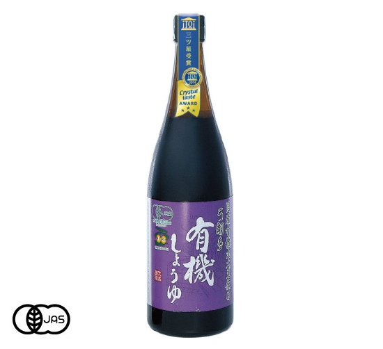 有機JAS認証 有機しょうゆ 弓削多醤油（有機醤油）日本産[720ml]《常温便》