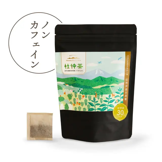杜仲茶 (とちゅうちゃ) ノンカフェイン Minowa Tea Garden 長野県産[ティーバッグ2g×30包]《常温便》