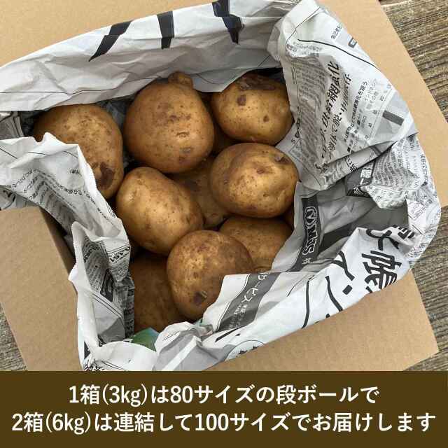 箱番号2. アテモヤ農協出荷規格サイズ7.65kg激安特化！ 有機JAS認証 新じゃが キタアカリ（有機野菜 無農薬 無化学肥料