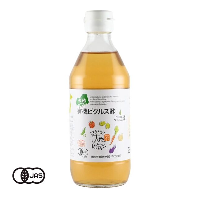 有機JAS認定 あきたこまちを使用 有機純米酢 米の酢 360ml（センナリ）[360ml]《常温便》
