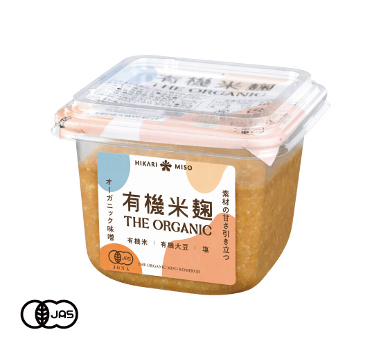 有機JAS認証 ひかり味噌 THE ORGANIC 有機米麹 （無添加オーガニックみそ）日本産[400g]《常温便》