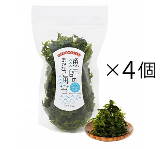 漁師のまかない海苔 海苔の前田屋（ばらのり・ばらノリ）瀬戸内ブランド認定商品[約60g（15gｘ4袋）]《常温便》