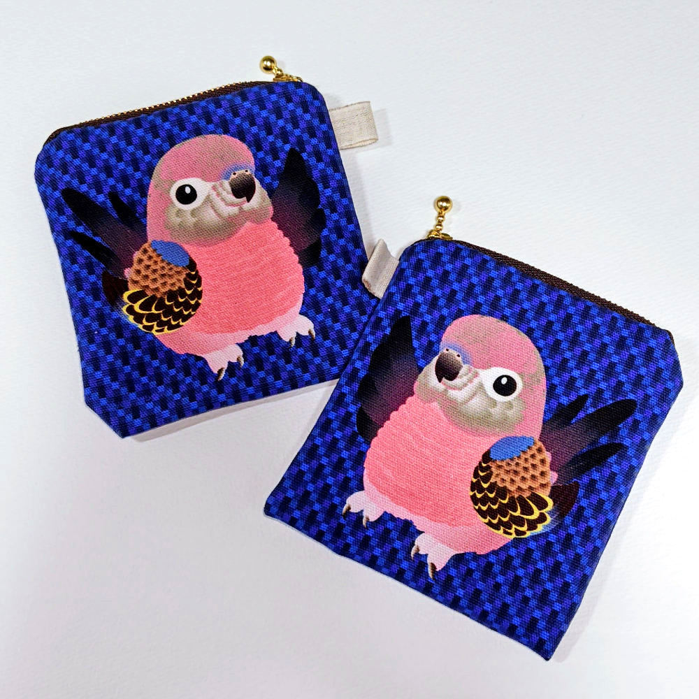 【ぴよぴよブランド】★ポーチ/アキクサインコ