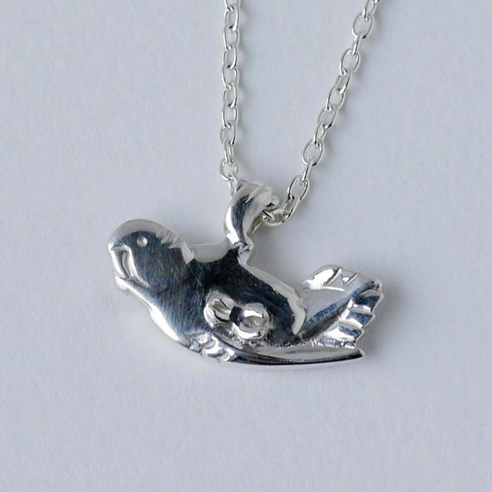 【HEE-HAW】シルバーネックレス/サザナミインコ