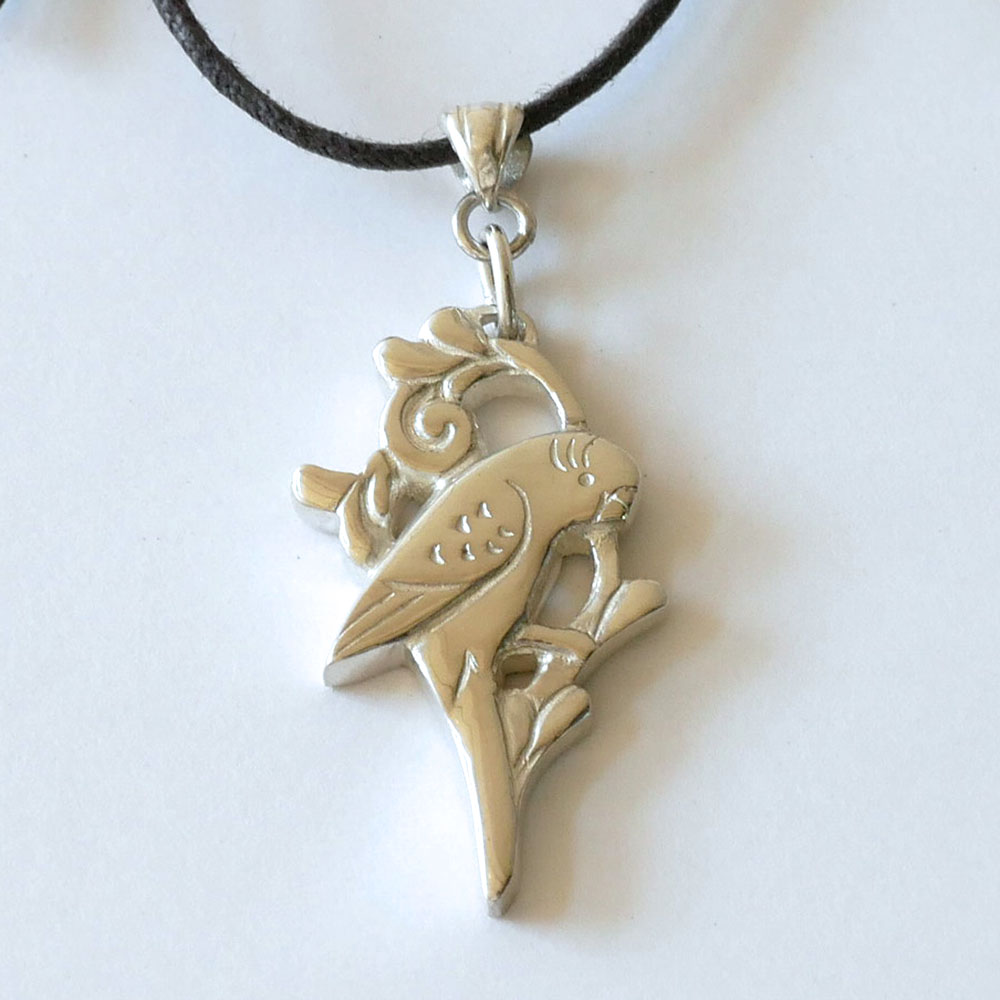 【HEE-HAW】★シルバーTOP(つる草)/セキセイインコ