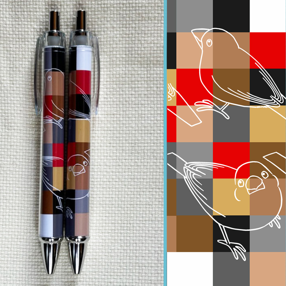 【Feather Tail】ボールペン/文鳥