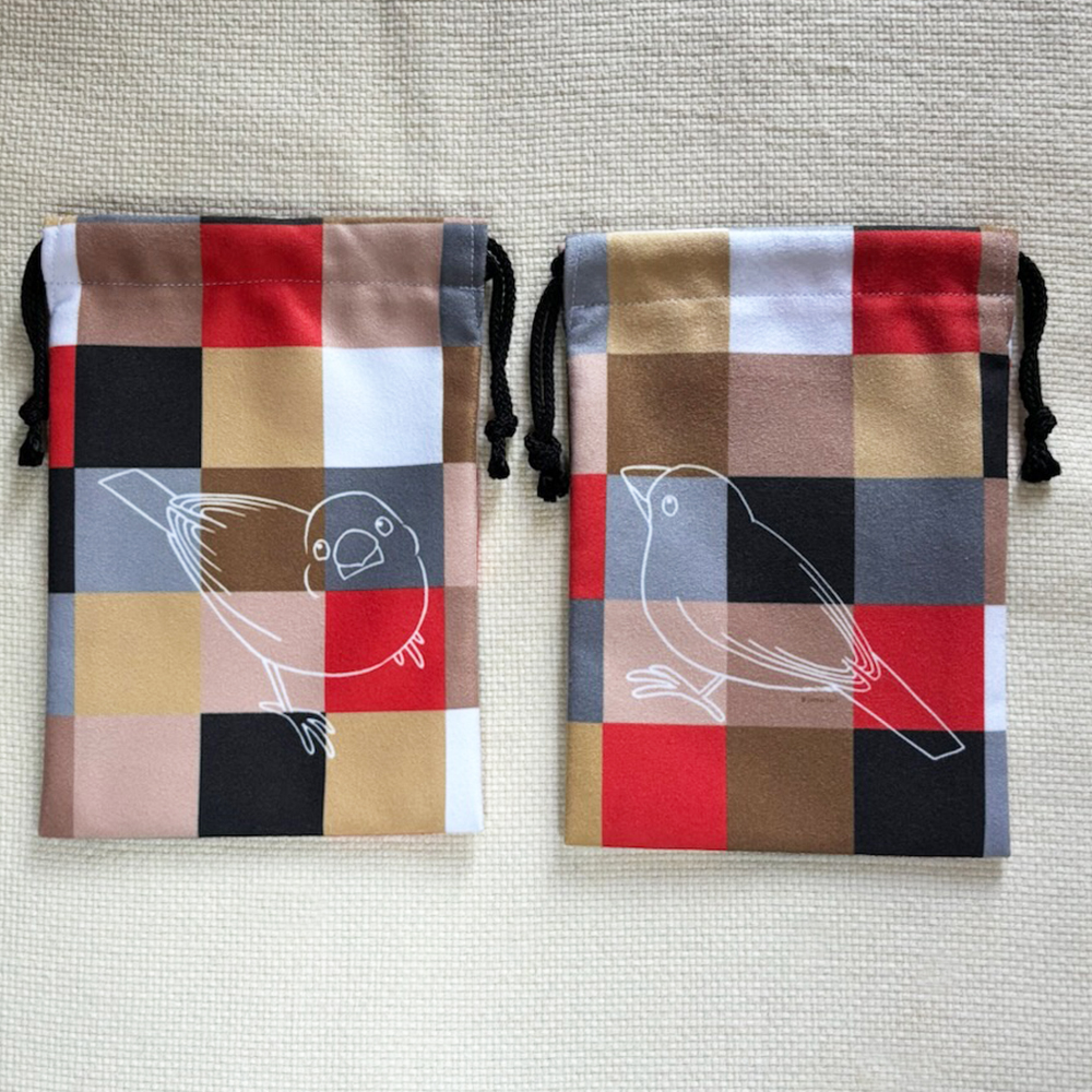 【Feather Tail】巾着2/文鳥