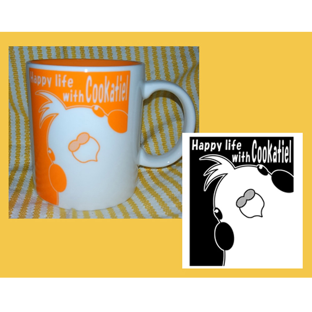 【まぢかるどりぃまぁ】マグカップ/オカメインコ