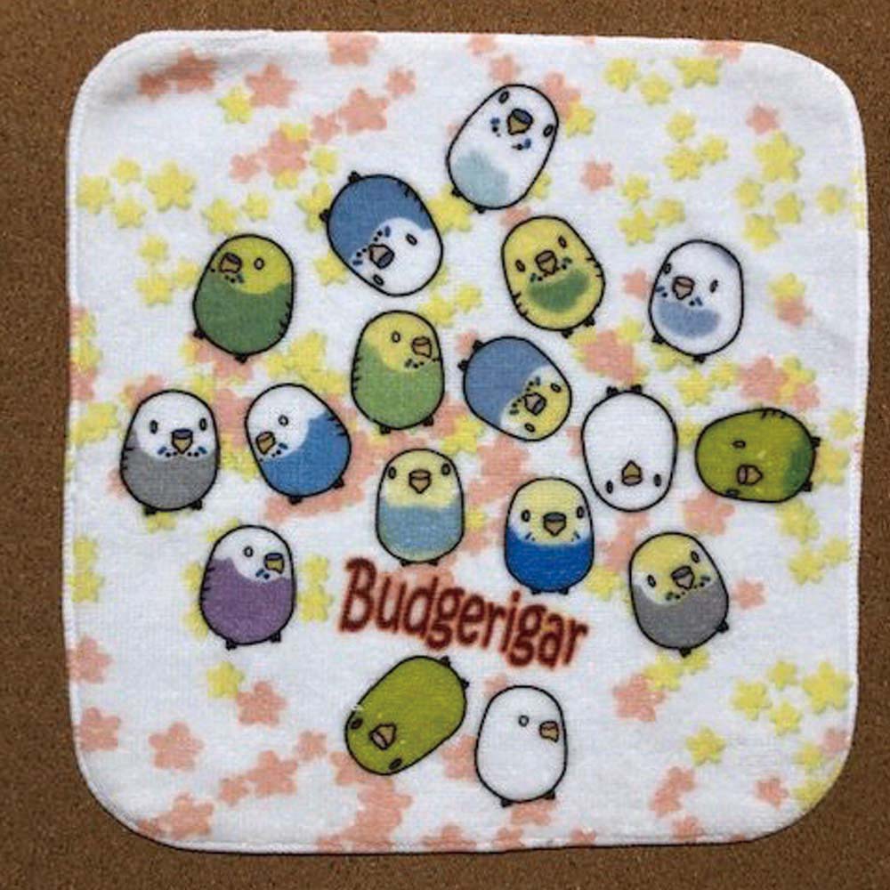 【まぢかるどりぃまぁ】ハンドタオルS/セキセイインコ