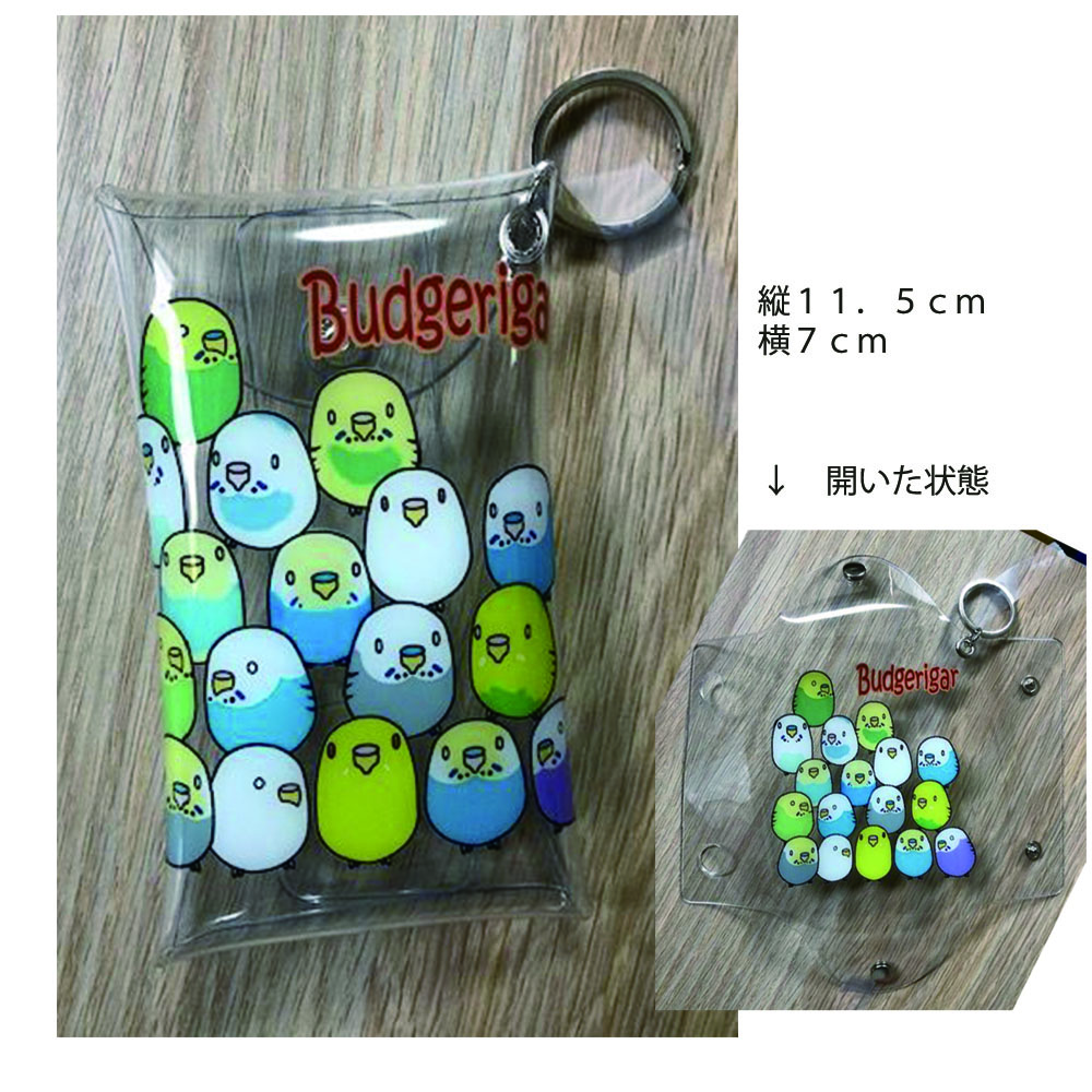 【まぢかるどりぃまぁ】マルチクリアケース・ミニ/セキセイインコ・団