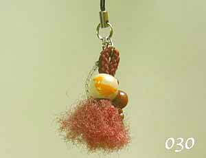 【珠とり屋】★ストラップ030/水鳥◆