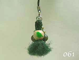 【珠とり屋】★ストラップ061/小鳥◆