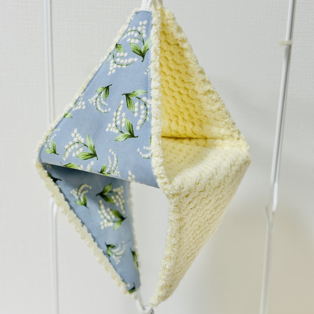 【はるべー】 ★リバーシブルCHANGEテントL/タオル（クリーム）／すずらん