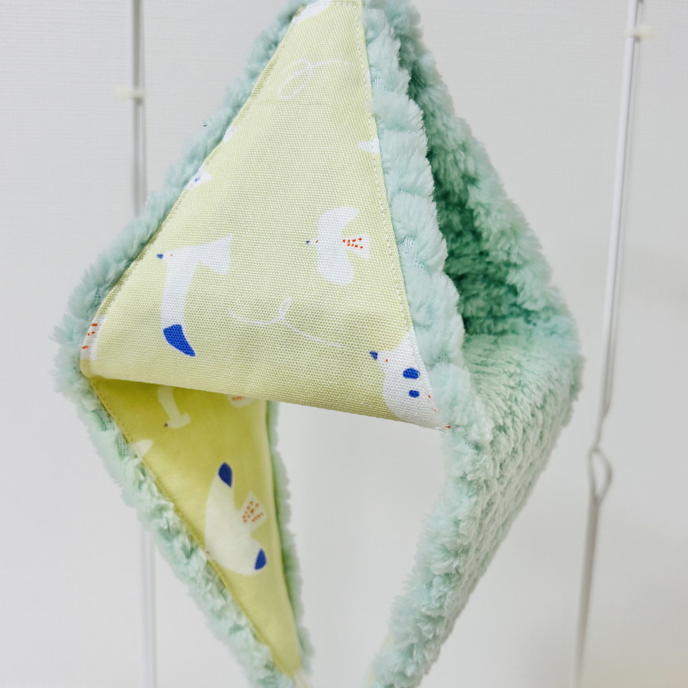 はるべー / ★リバーシブルCHANGEテント【S】ワッフルボア（ジュラグリーン）／ カモメ 柄