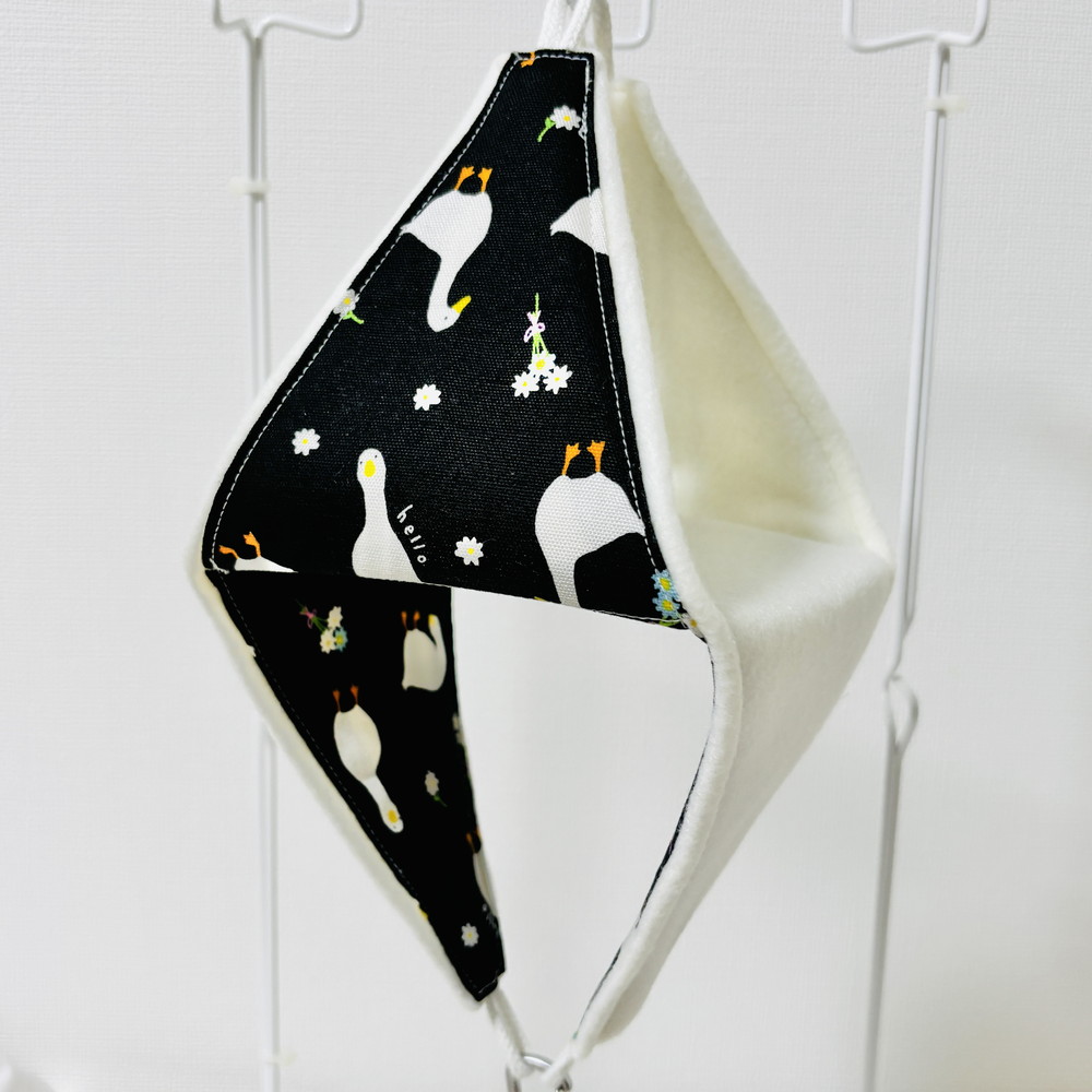 はるべー / ★リバーシブルCHANGEテント【M】フリース（ホワイト）／アヒル柄