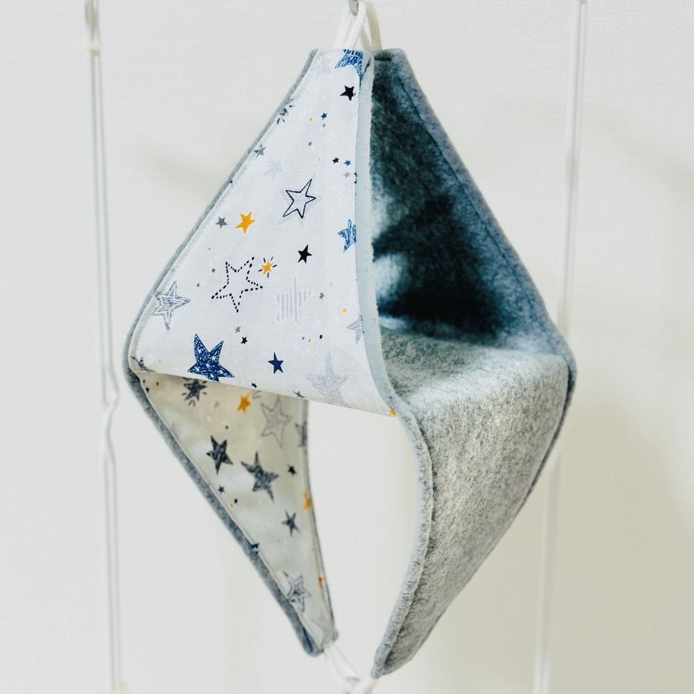 はるべー / ★リバーシブルCHANGEテント【LL】フリース（グレー）／星柄