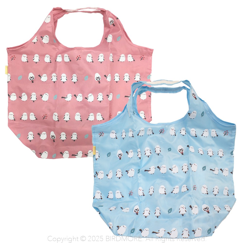 9997898【濱文様】★エコトート大/ちゃんこいシマエナガ