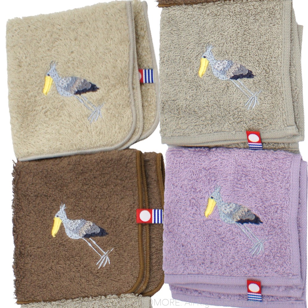 9998612【あいうえ堂】今治タオルハンカチ / ハシビロコウ◆