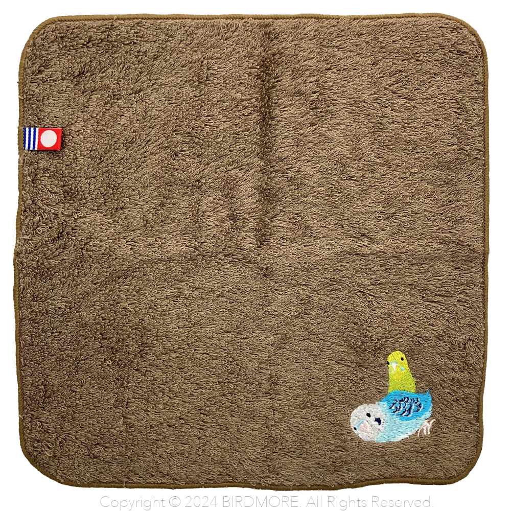 9998613【あいうえ堂】今治タオルハンカチ / セキセイインコ◇ 鳥専門