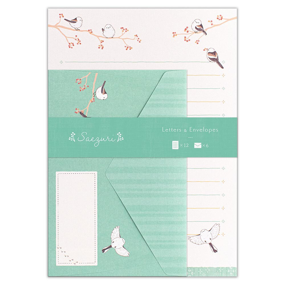 9998707【エヌビー社】レターセット/シマエナガ 4980101◆