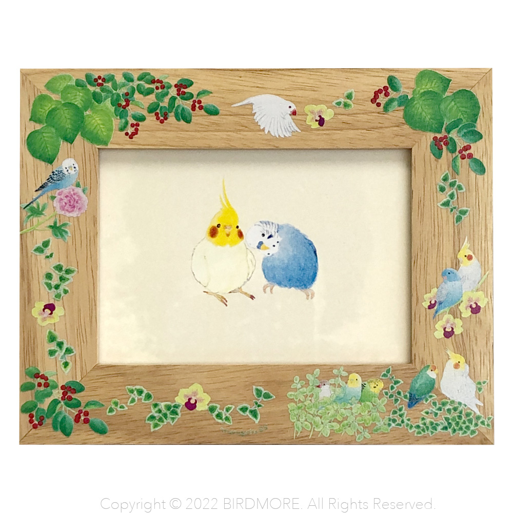 9998711【モンゴベス】フォトフレーム / 森のことりたち
