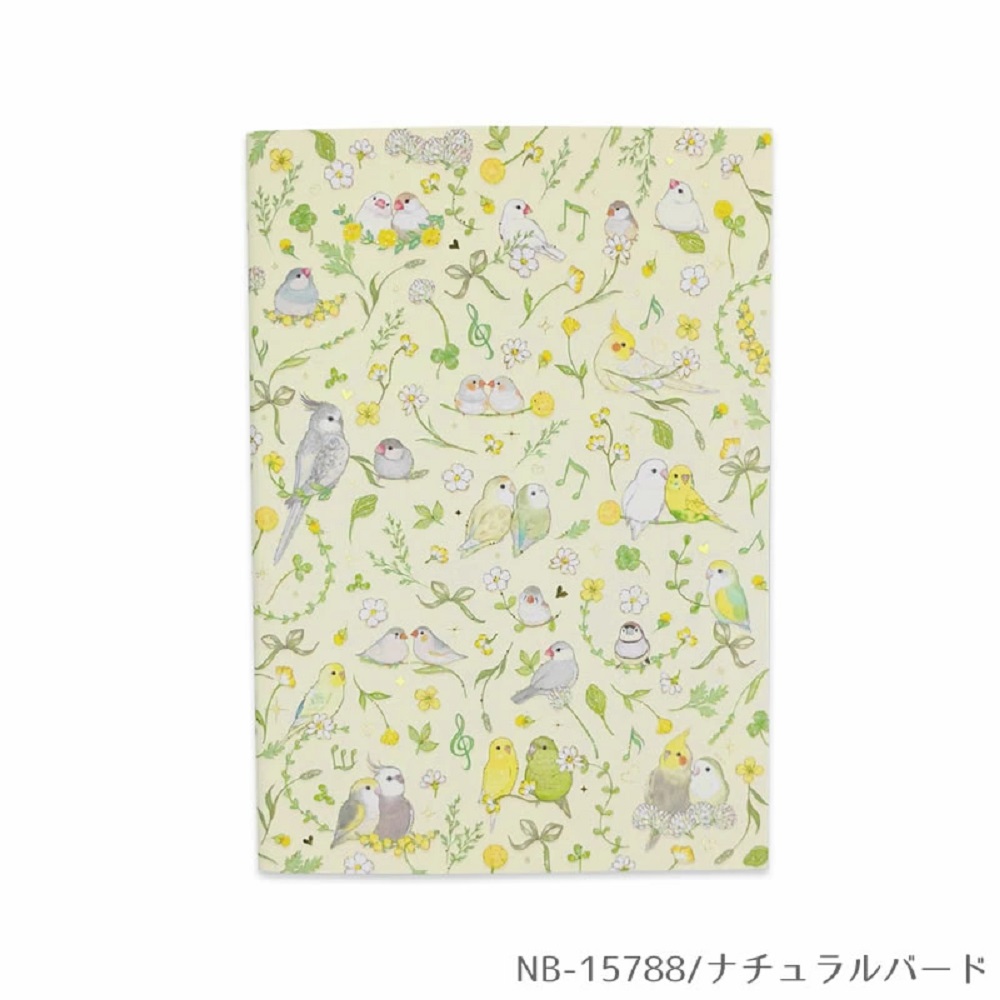 9999338【クローズ・ピン】A5ノート / ナチュラルバード NB-15788◆