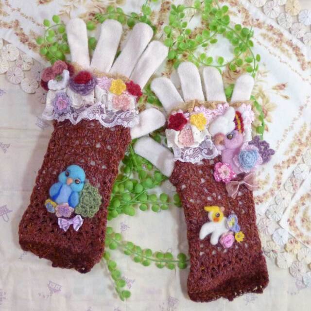 【あにまるめいと】★ハンドカバーセット/クルマサカ、マメルリハ、オカメ