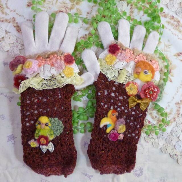 【あにまるめいと】★ハンドカバーセット/シロハラ、セキセイ、コザクラ