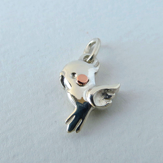 【HEE-HAW】シルバーチャーム/オカメインコ◆