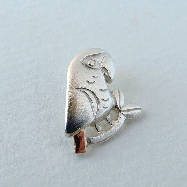 【HEE-HAW】シルバーミニTOP/ヨウム◆