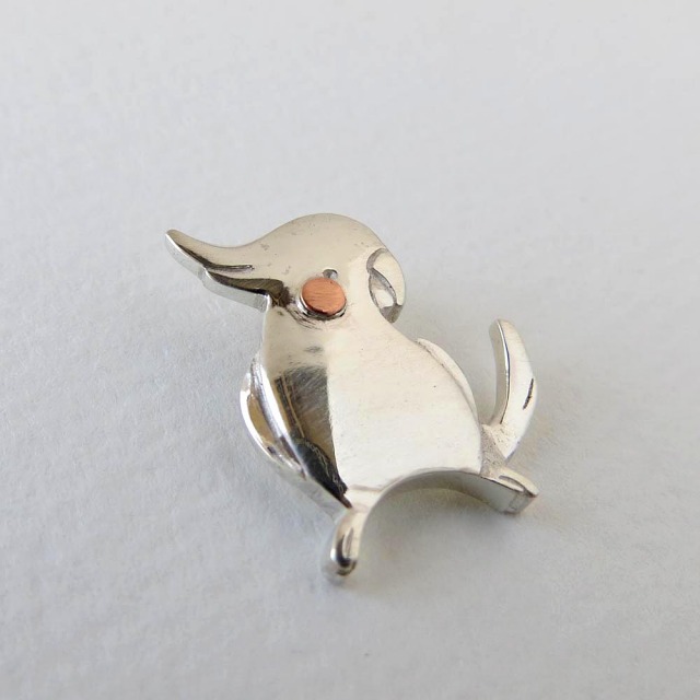 【HEE-HAW】シルバーTOP・M/オカメインコ