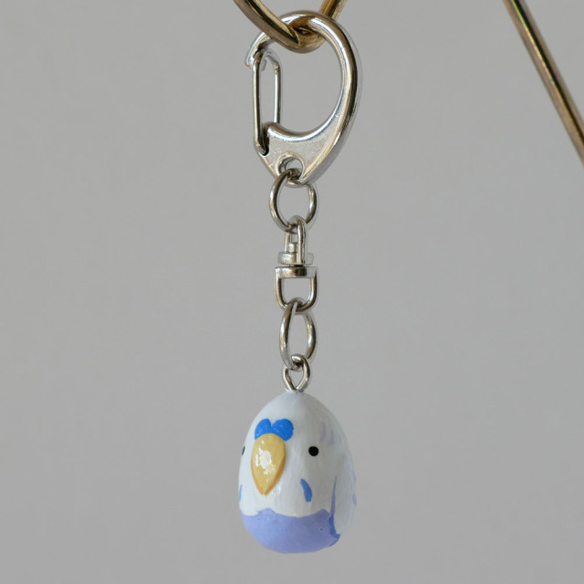 【HEE-HAW】★ インコ・キーホルダー/セキセイ・ライラック