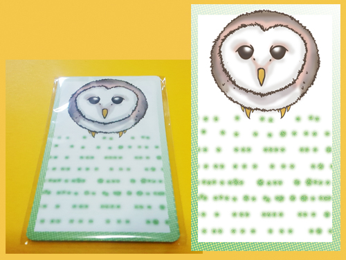 【まぢかるどりぃまぁ】メッセージカード/メンフクロウ◆