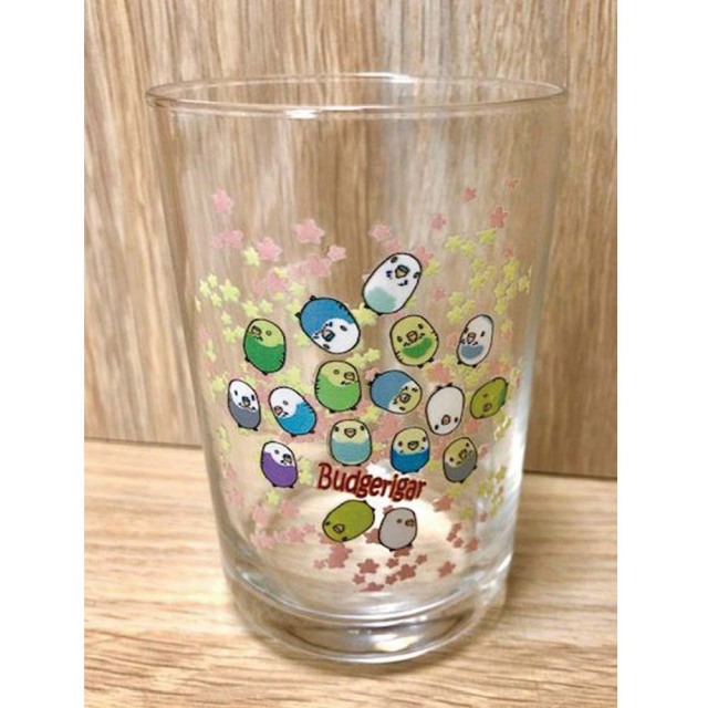 まぢかるどりぃまぁ コップ セキセイインコ 花 鳥専門店 Bird More