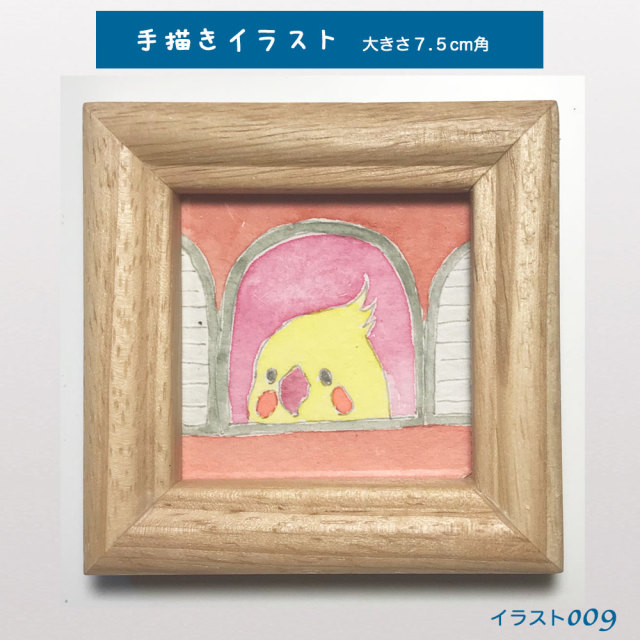 珠とり屋 イラスト009 オカメインコ