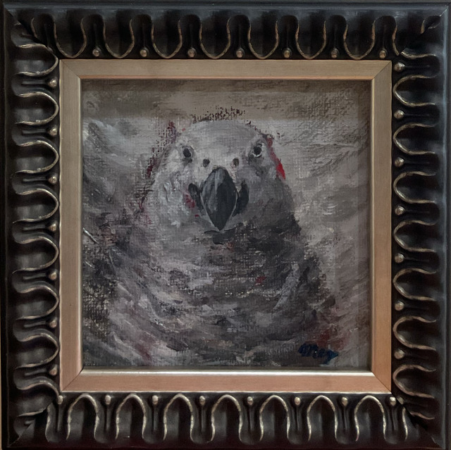 【珠とり屋】★肖像画03/ヨウム
