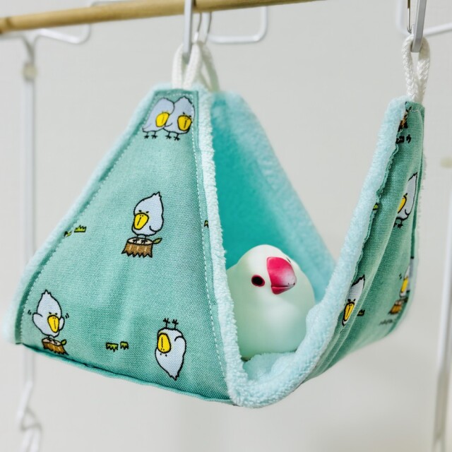 Makima【タオル生地】バードテントM＊高さ変更 Order made】バードテント Mサイズ | GRIMOON ぐりむーん 鳥さん
