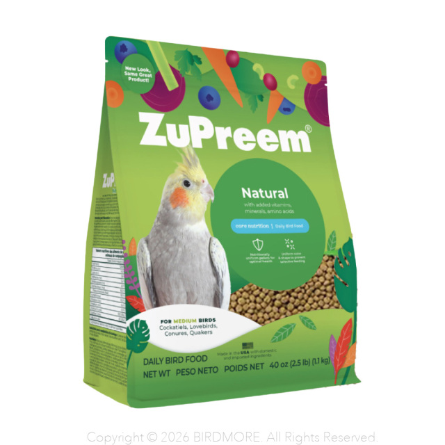 9990029【ズプリーム】ナチュラル　オカメインコ用1100g