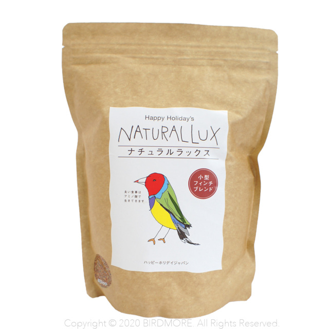 9992757【HHJ】ナチュラルラックス 中型インコ用1L 鳥専門店 BIRD MORE