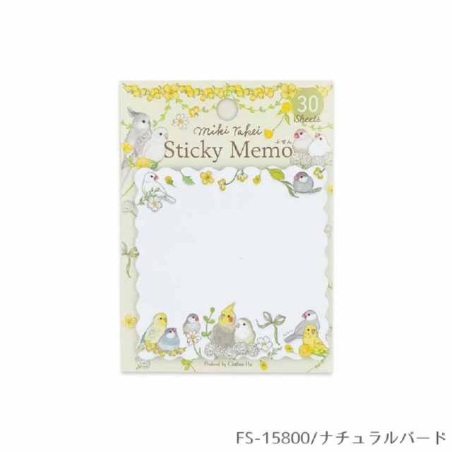 9999334【クローズ・ピン】ふせん / ナチュラルバード FS-15800◆
