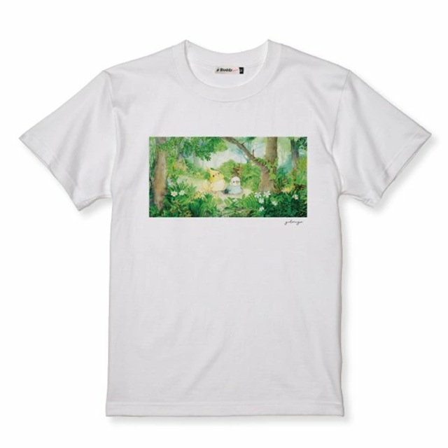 9999490【ゆとり屋】Tシャツ/森のお散歩